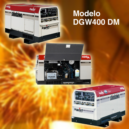 renta de plantas soldadoras modelo DGW400
