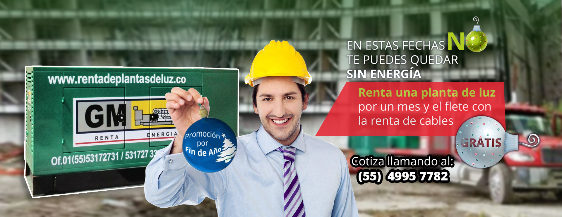 renta de plantas de luz